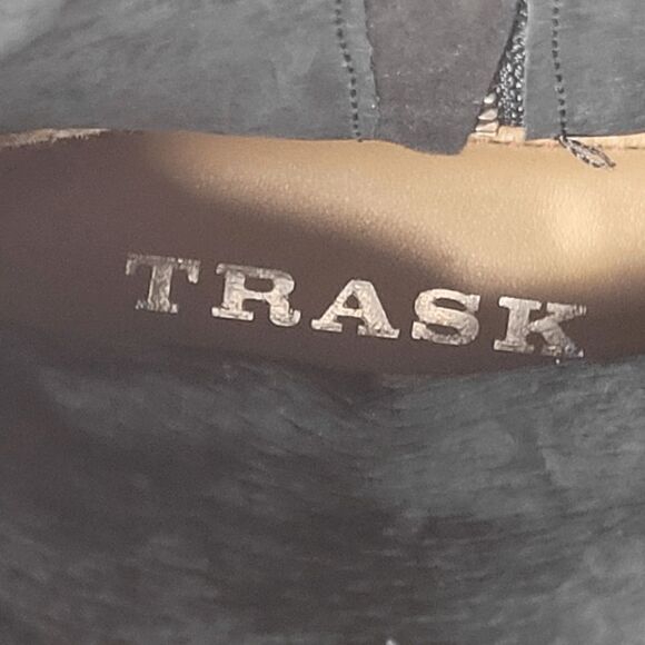 Trask audra Western Boho Mid-Calf Suede Flat Boots Size 8 - Picture 7 of 10